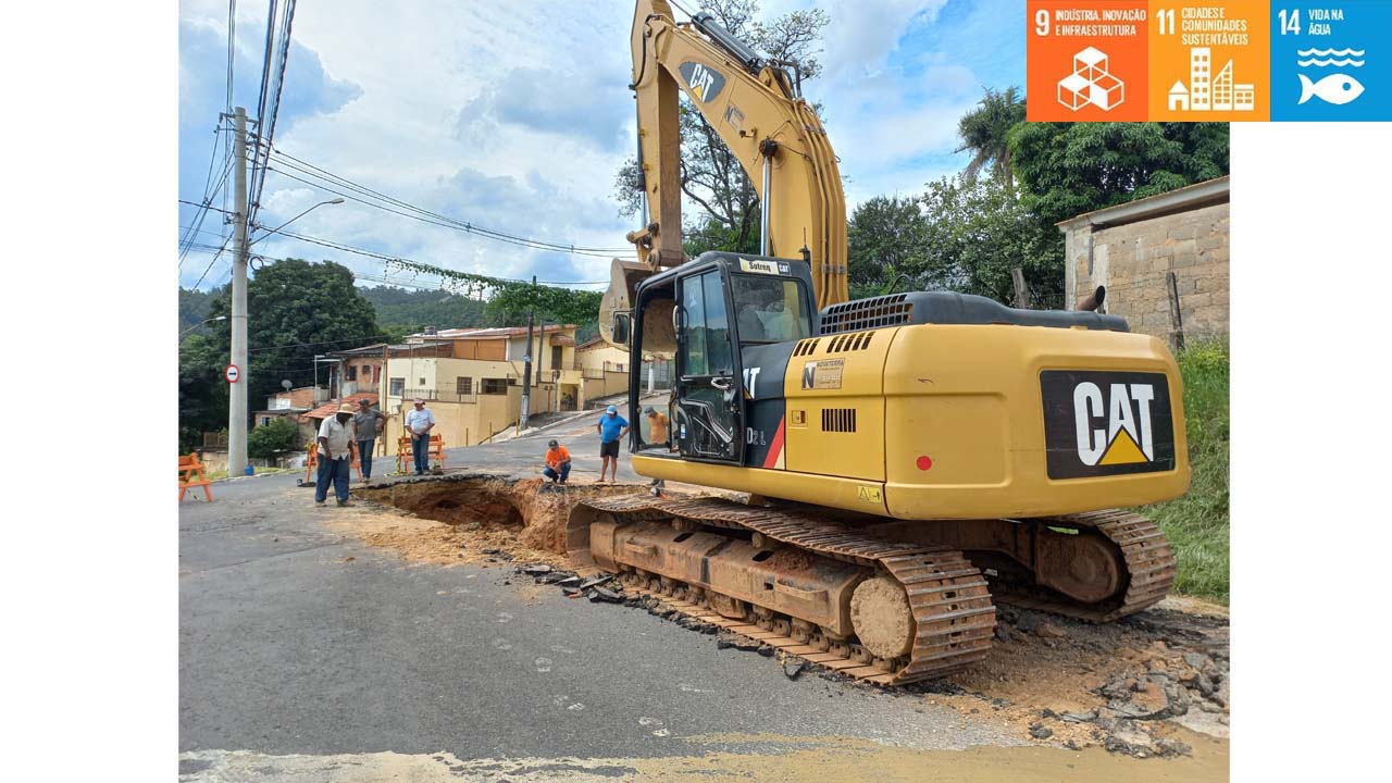 O Serviço de Abastecimento de Água e Esgoto constrói nova rede de esgoto na  comunidade de Departamento