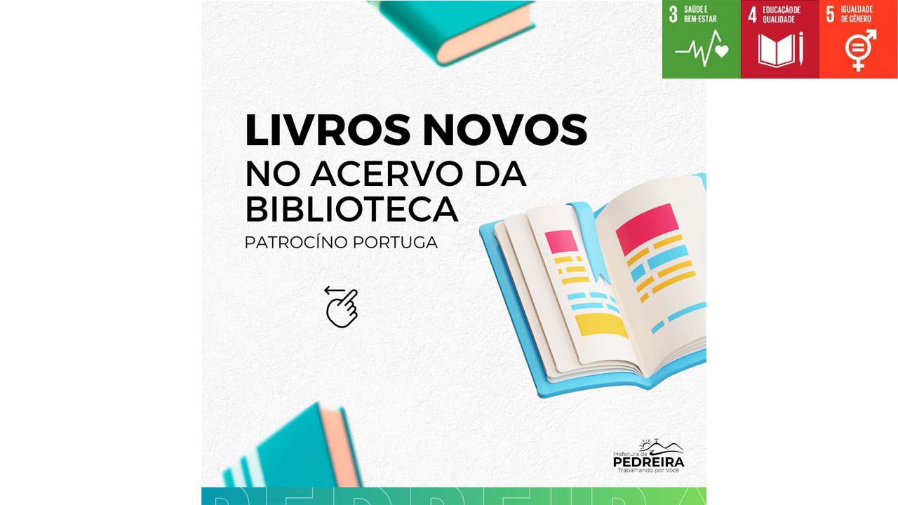 Novos livros disponíveis na Biblioteca