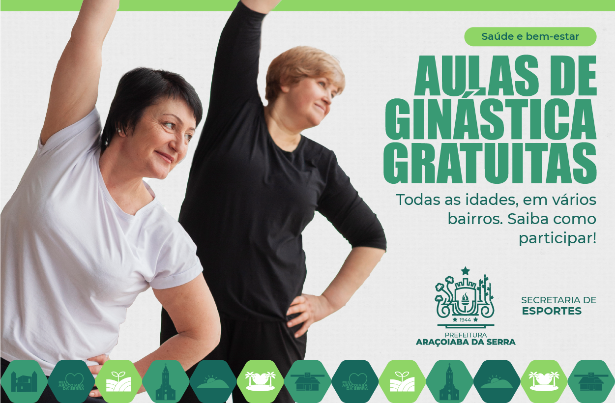 Aulas de Ginástica Gratuitas