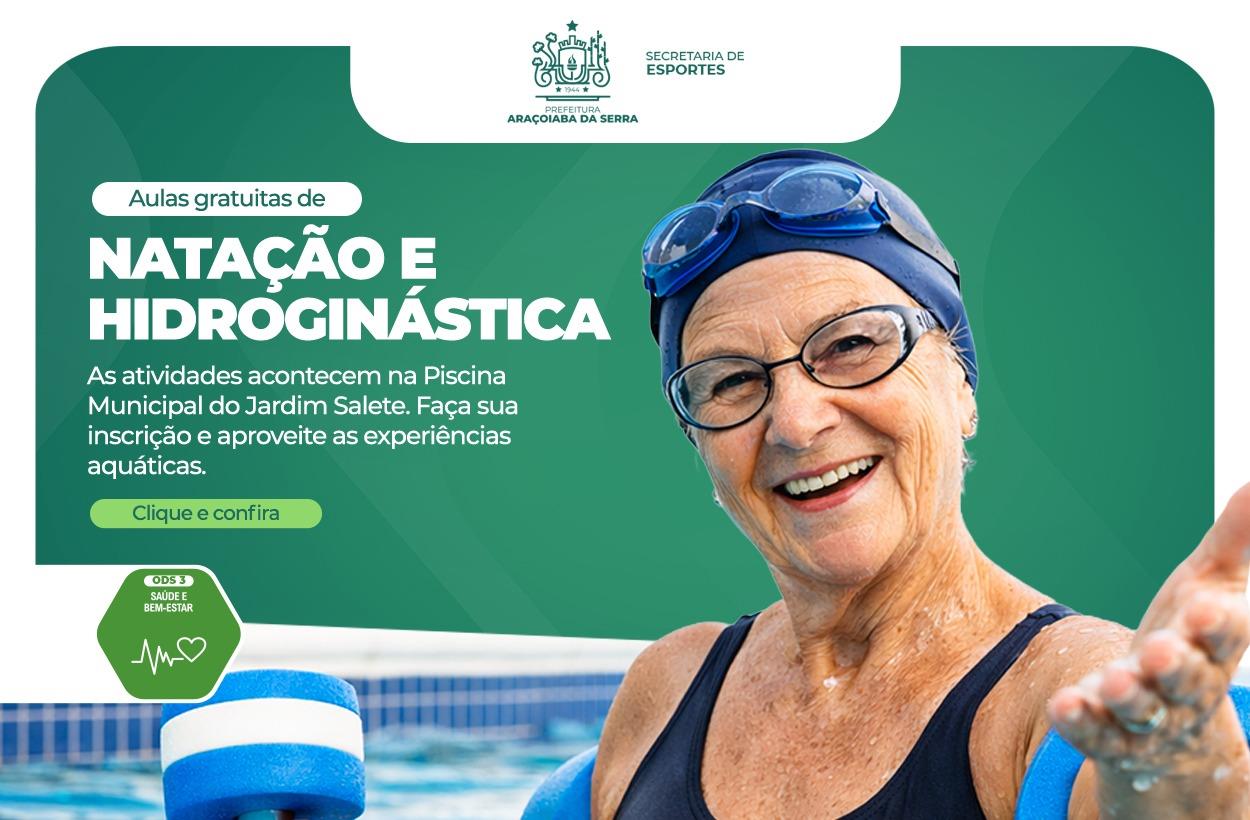 Inscrições Abertas para Natação e Hidroginástica