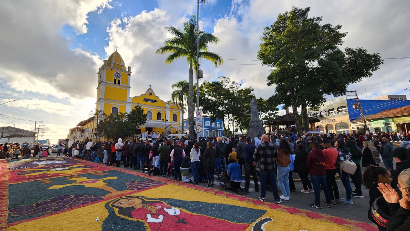 Missa campal de Corpus Christi em Itapecerica da Serra (Foto: Divulgação/Prefeitura de Itapecerica da Serra)