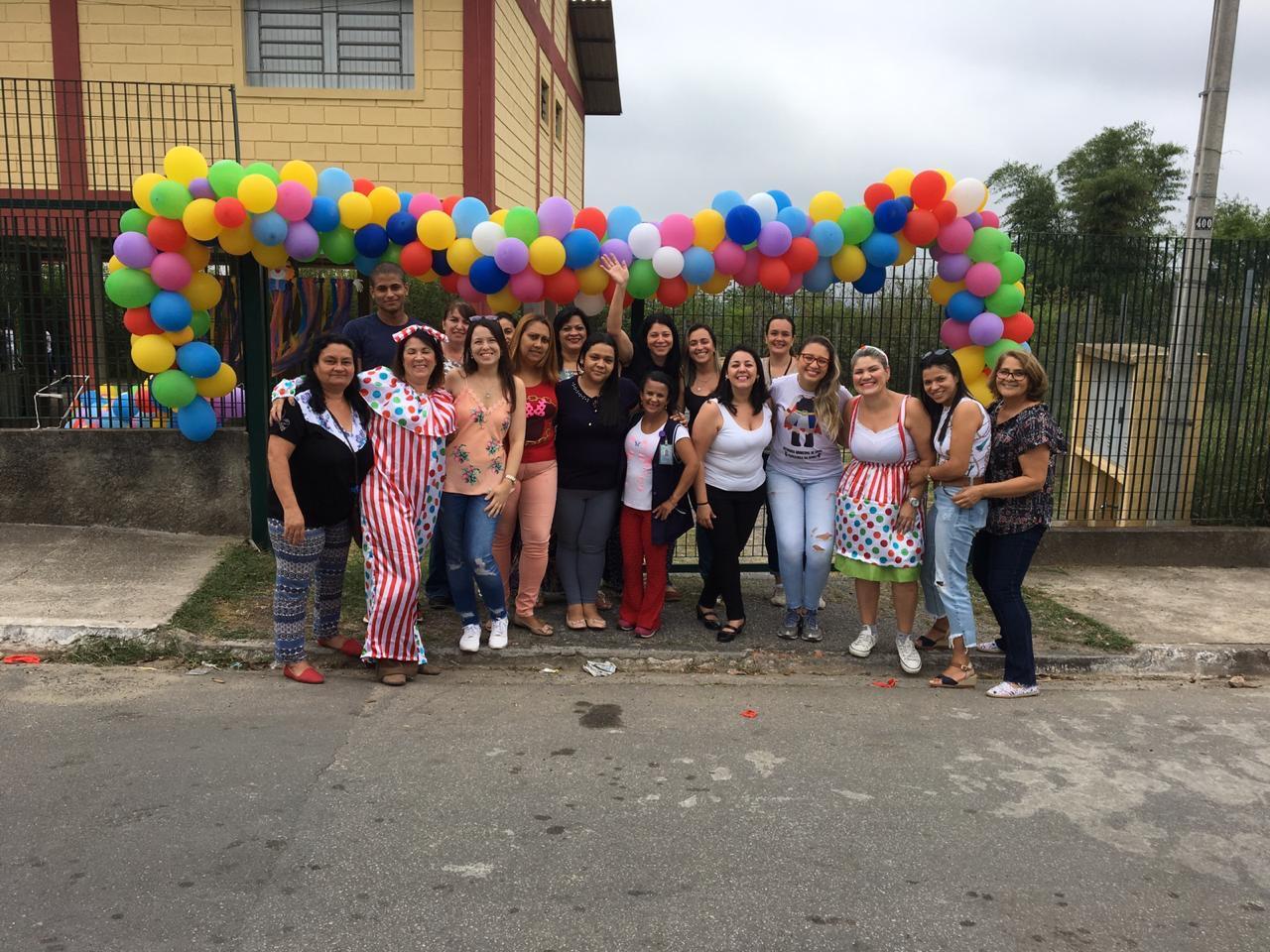 USF MONTESANO realiza festa para crianças.