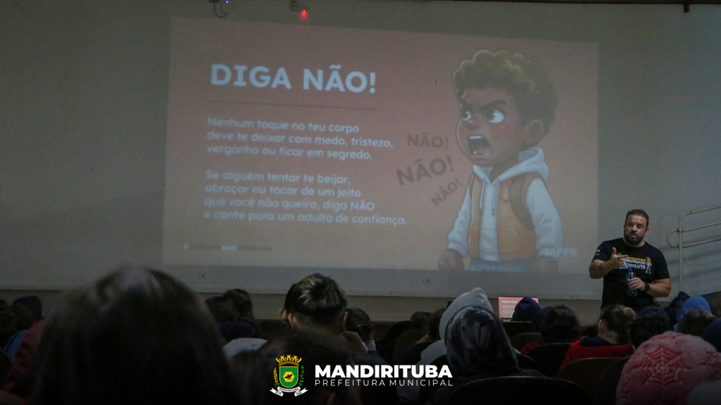 Campanha de combate à violência sexual é realizada em escolas da Rede Municipal de Mandirituba