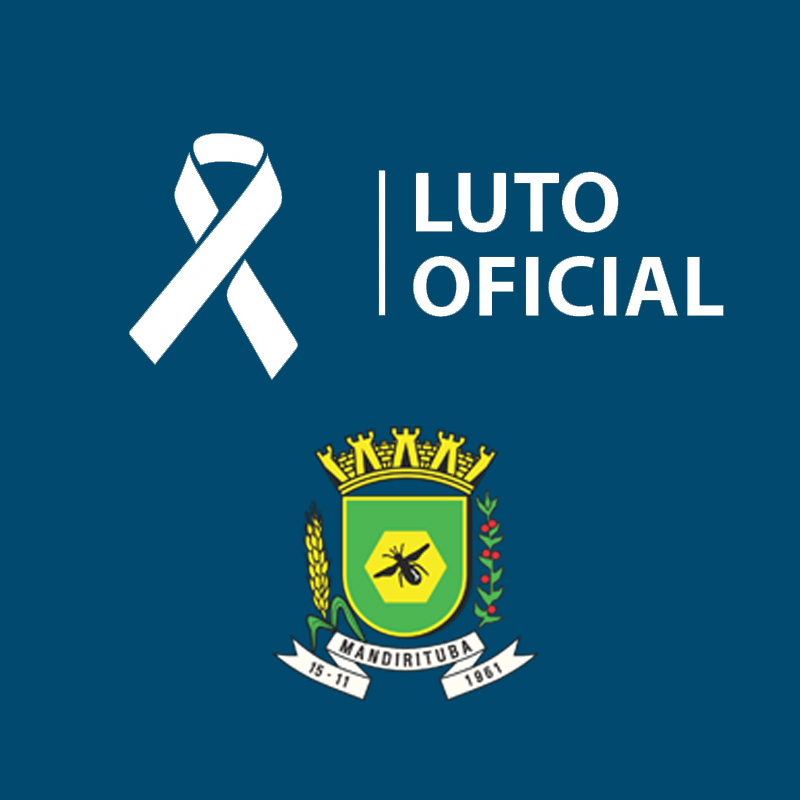 Prefeitura decreta luto oficial pela perda de Jefferson Luis Silva Cardoso.