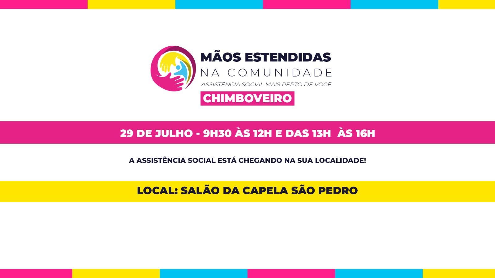 Projeto leva serviços da Assistência Social para perto da população nas comunidades do interior