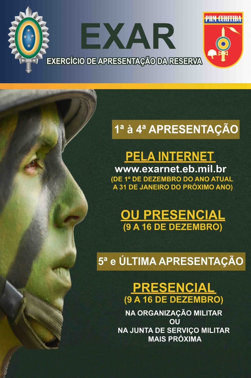 Exército Brasileiro - Exercício de Apresentação da Reserva Ano