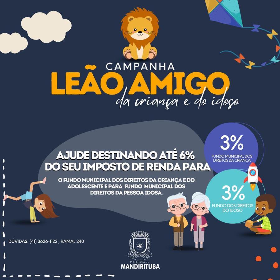 CAMPANHA LEÃO AMIGO DA CRIANÇA E DO IDOSO