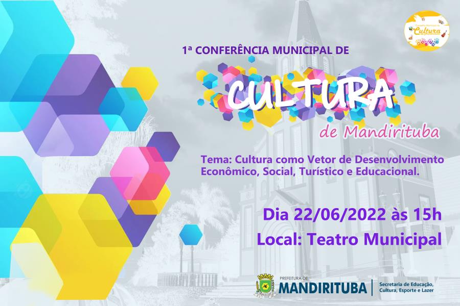 Mandirituba irá realizar a 1ª Conferência Municipal de Cultura