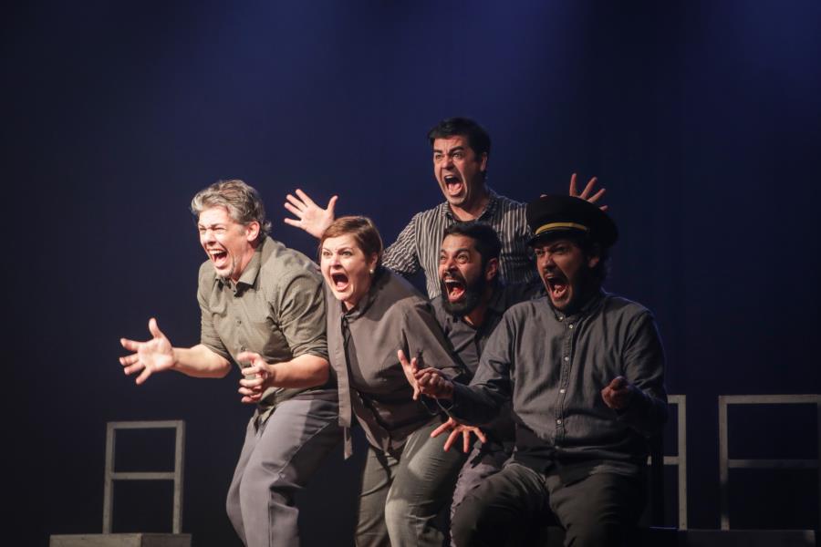 Grupo Antropofocus apresentou espetáculo teatral em Mandirituba