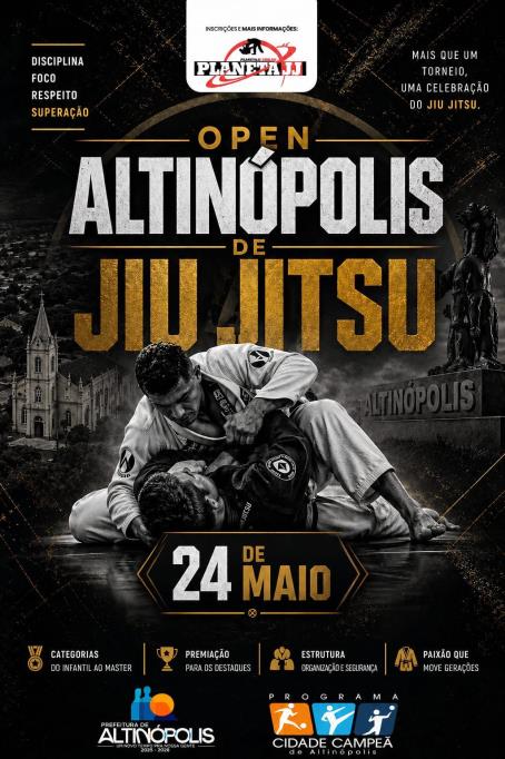 🥋 OPEN ALTINÓPOLIS DE JIU-JITSU 🥋