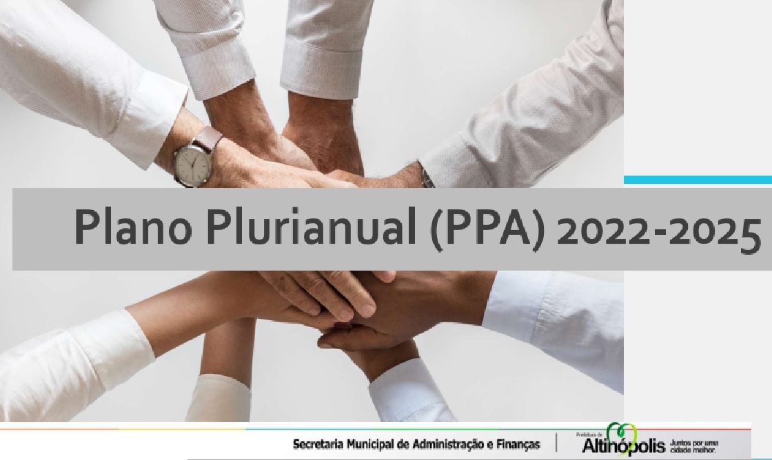Plano Plurianual (PPA) 2022-2025