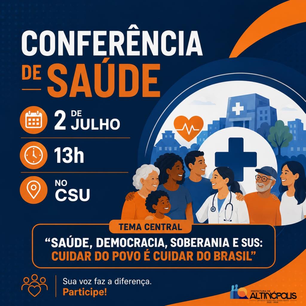 CONFERÊNCIA MUNICIPAL DE SAÚDE
