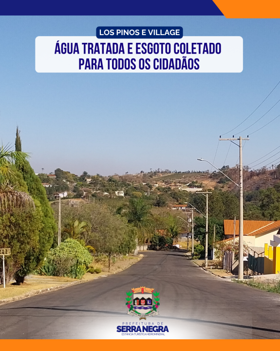 ÁGUA TRATADA E ESGOTO COLETADO PARA TODOS