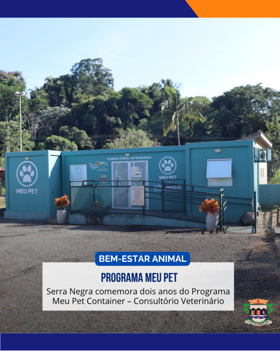 PROGRAMA MEU PET CONTAINER COMPLETA DOIS ANOS EM SERRA NEGRA COM MAIS DE 1.400 ATENDIMENTOS
