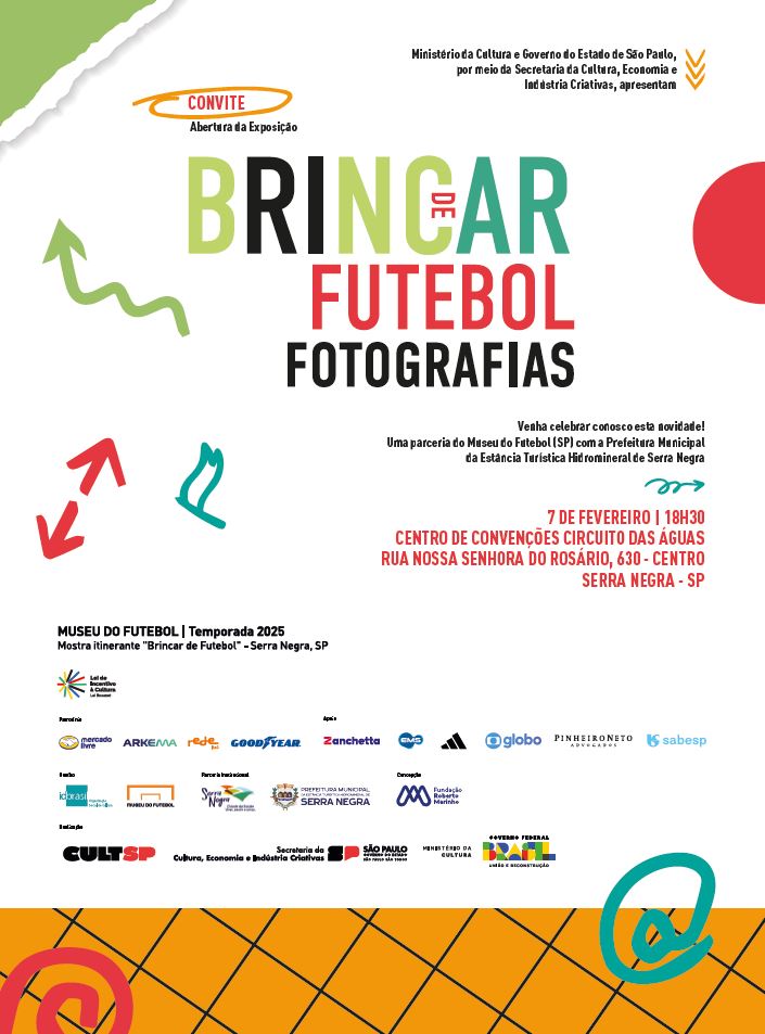 CONVITE | ABERTURA MOSTRA BRINCAR DE FUTEBOL - FOTOGRAFIAS