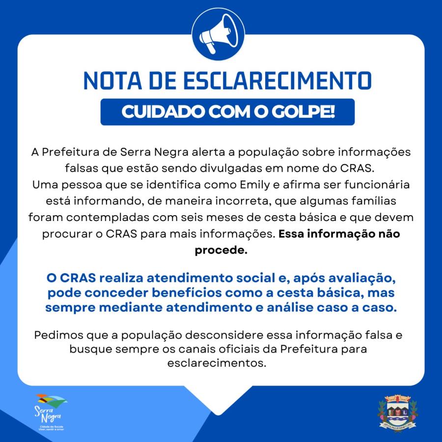 ⚠COMUNICADO IMPORTANTE! ⚠