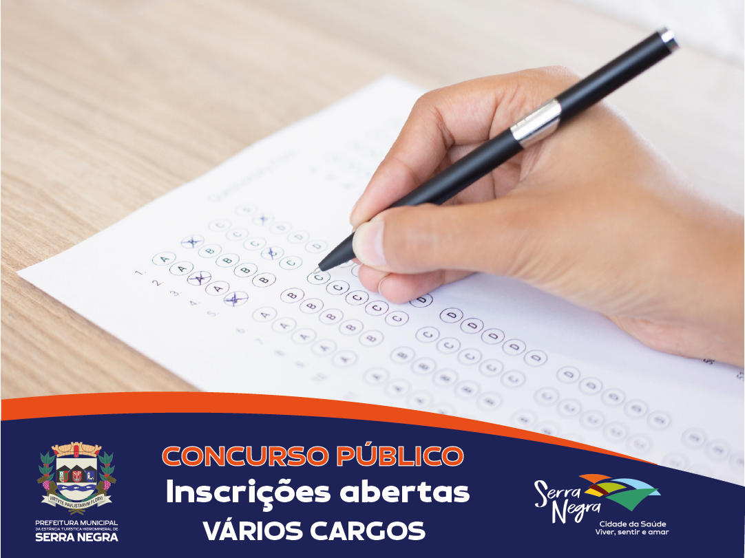 Abertas inscrições para concurso público