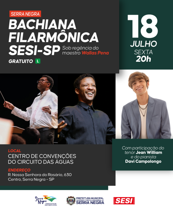 🎼 Bachiana Filarmônica SESI-SP em Serra Negra