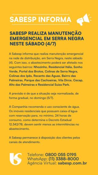 COMUNICADO | SABESP