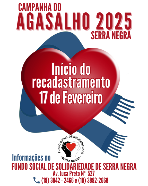 FUNDO SOCIAL DE SOLIDARIEDADE DIVULGA PROGRAMAÇÃO DA CAMPANHA DO AGASALHO 2025