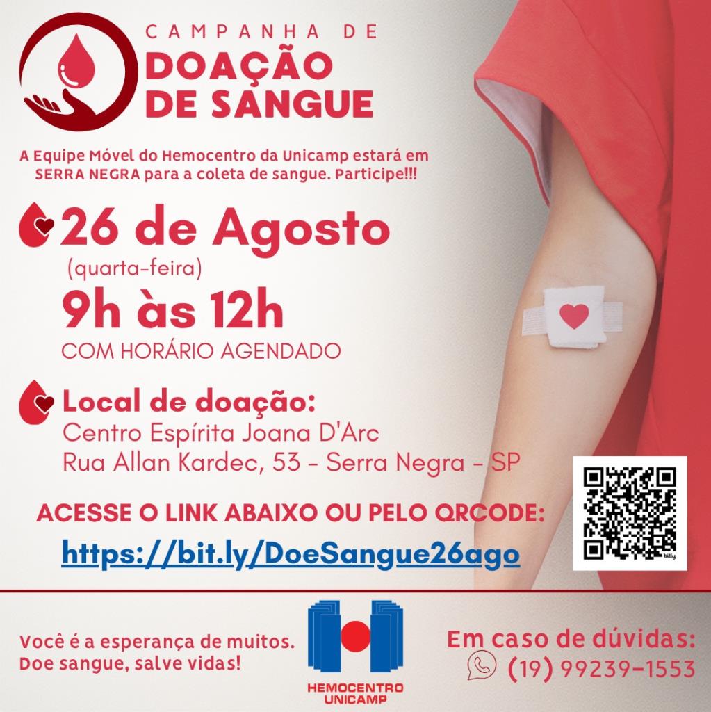 Doe sangue, salve vidas!