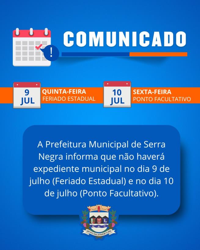 COMUNICADO | Expediente da Prefeitura