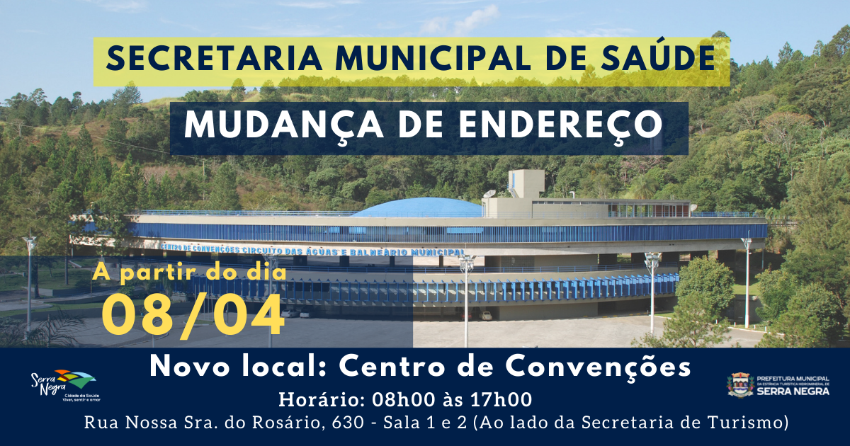 Secretaria de Saúde muda para o Centro de Convenções
