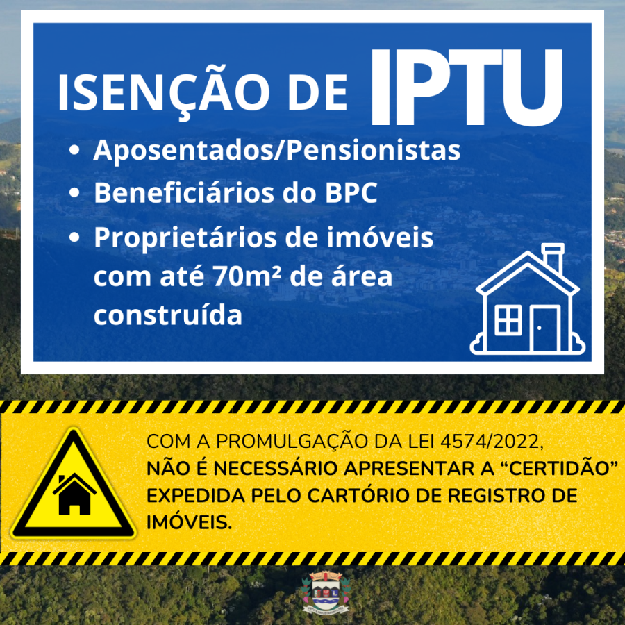 Isenção de IPTU 2025