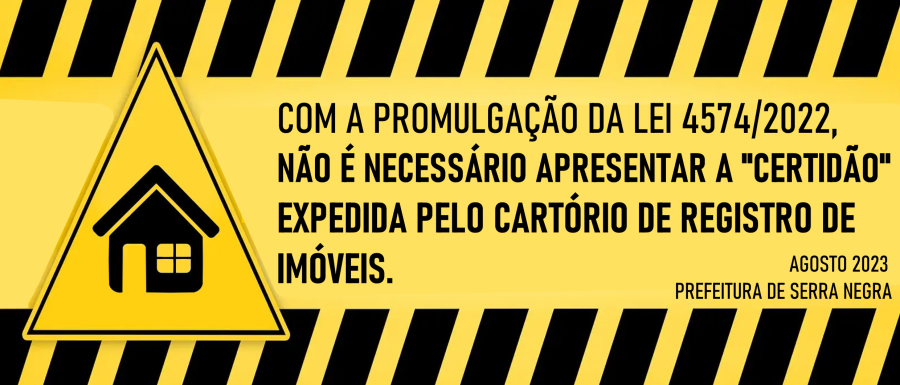 Solicitação de Isenção de IPTU será até o dia 10 de outubro
