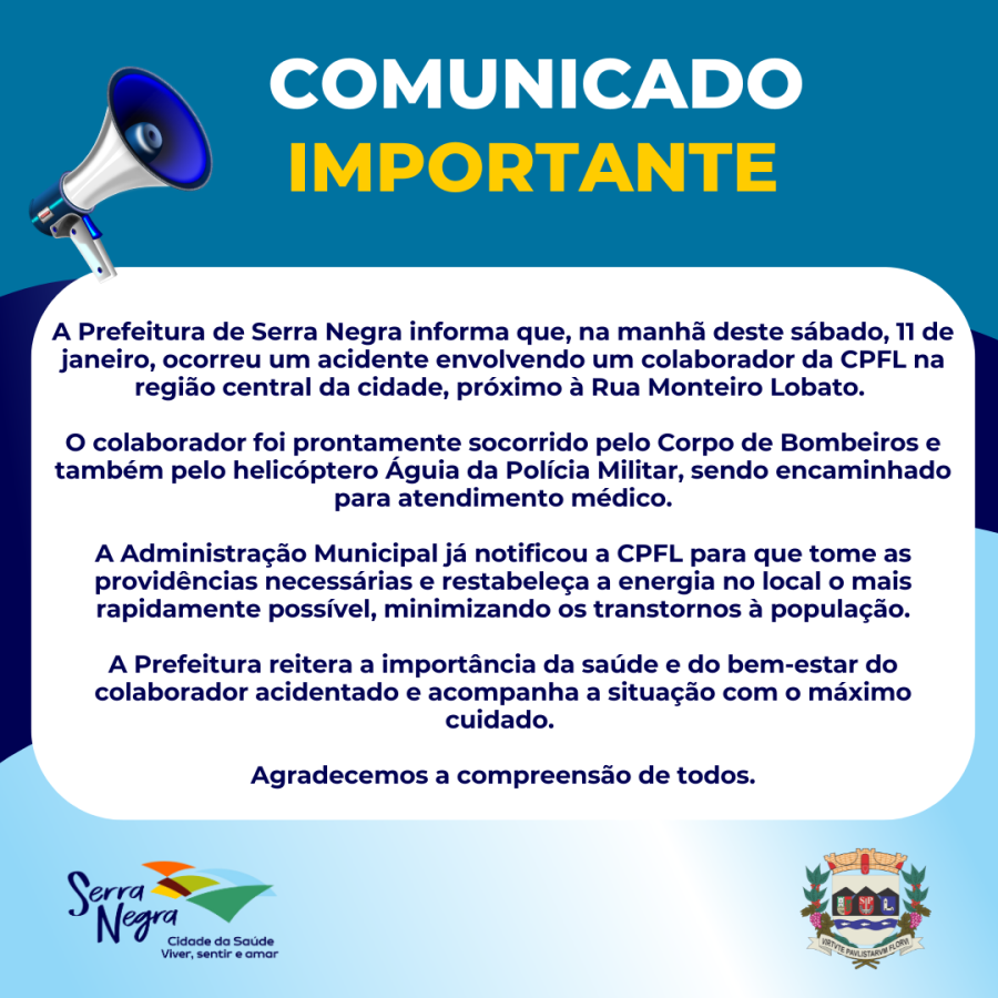⚠ COMUNICADO IMPORTANTE!⚠