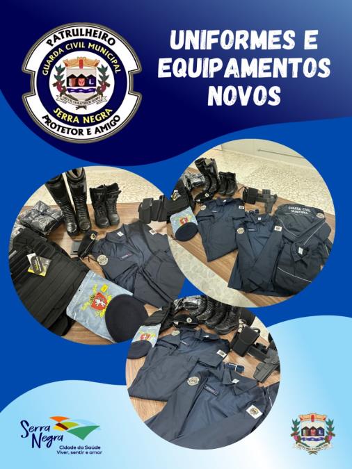 COM NOVOS UNIFORMES PARA GCM, PREFEITURA REFORÇA PRIORIDADE NA SEGURANÇA PÚBLICA DE SERRA NEGRA