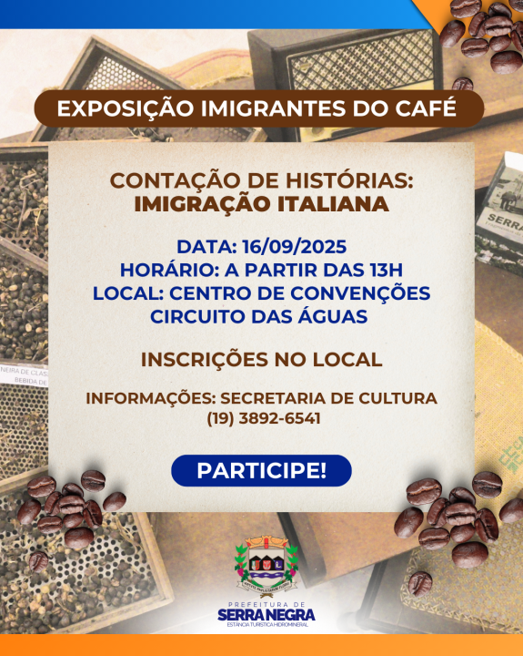 Contação de Histórias Sobre a Imigração Italiana