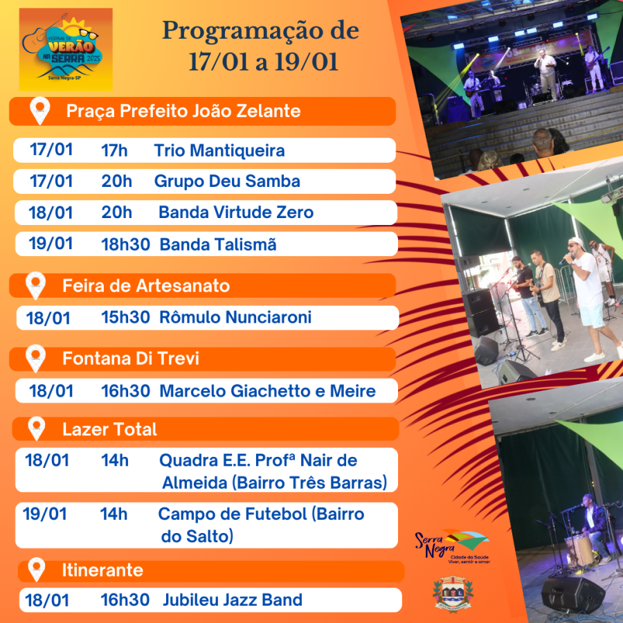 🌞🎶 Festival de Verão 2025 em Serra Negra! 🎤🌴