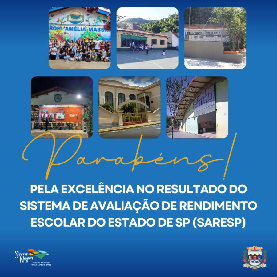 PREFEITURA PARABENIZA ESCOLAS ESTADUAIS PELA EXCELÊNCIA NO ENSINO