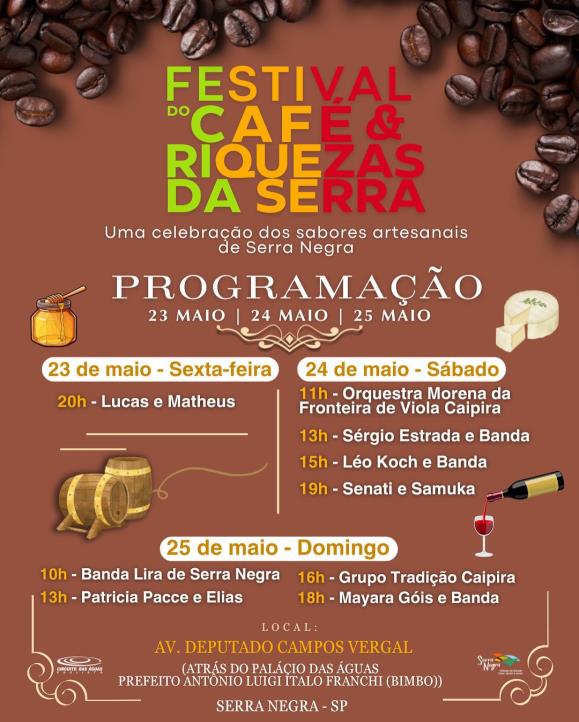 Prepare-se para um final de semana cheio de música, cultura e sabores artesanais!