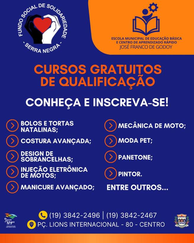Quer aprender algo novo, se qualificar e abrir portas para novas oportunidades?