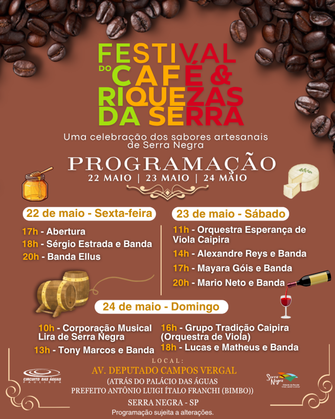 ☕✨ VEM AÍ | FESTIVAL DO CAFÉ & RIQUEZAS DA SERRA! ✨☕