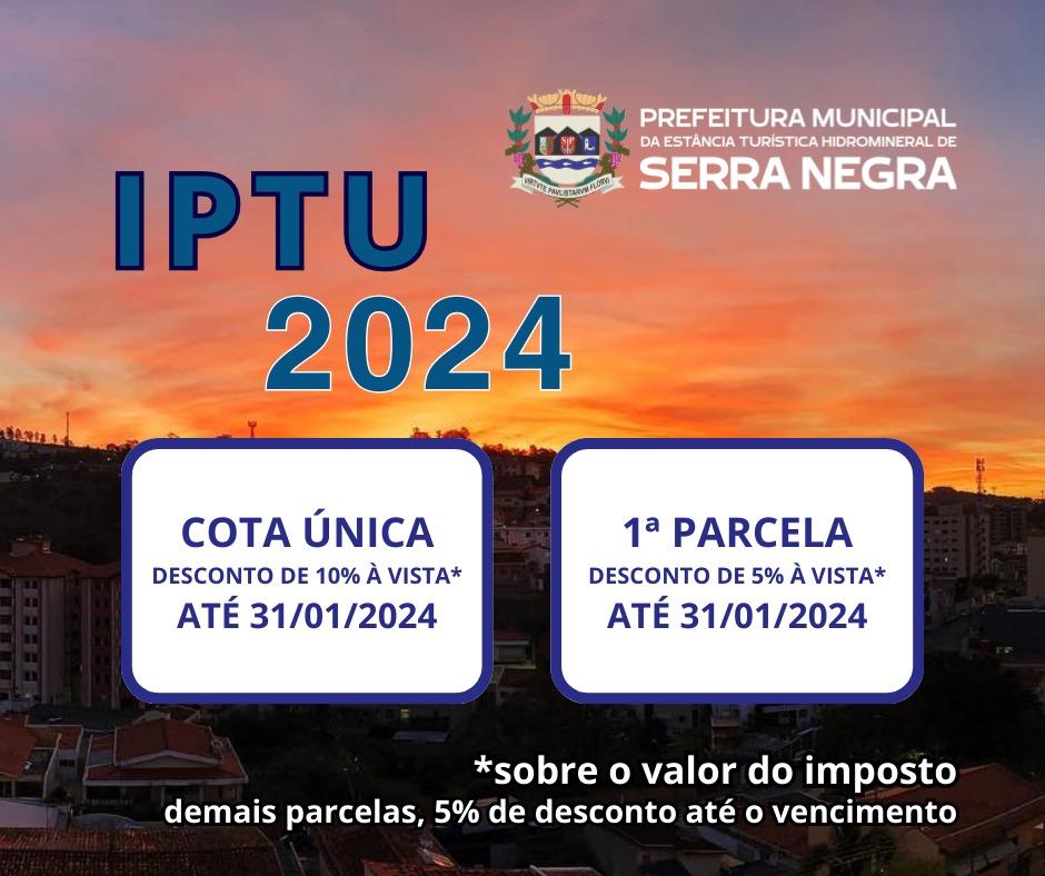 Correios ConcluÍram Entregas De CarnÊs De Iptu E Taxas 2024 Prefeitura De Serra Negra 5168