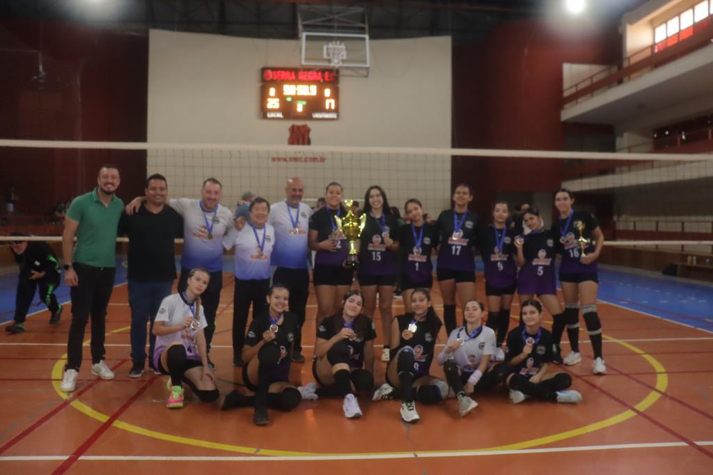 Vôlei Feminino Sub-14 da  Prefeitura de Serra Negra conquistou o título da Copa ADR 2025