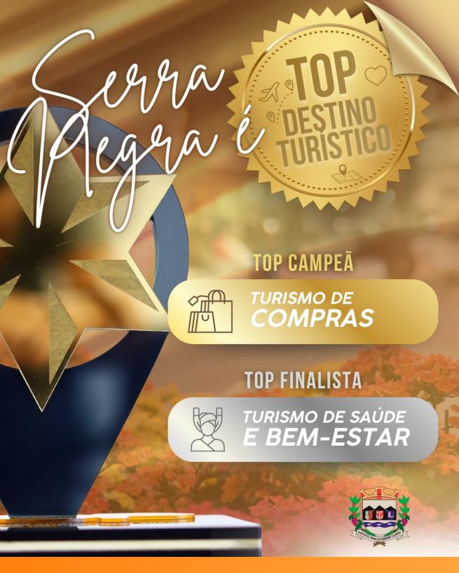 SERRA NEGRA CONQUISTA PRÊMIO TOP DESTINOS NA CATEGORIA TURISMO DE COMPRAS