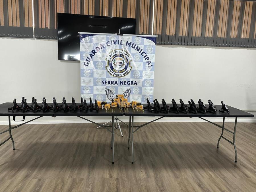 Prefeitura de Serra Negra entrega novas armas à Guarda Civil Municipal