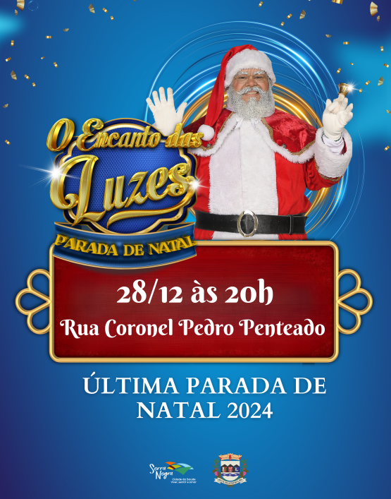 28/12 às 20h | ÚLTIMA PARADA DE NATAL 2024