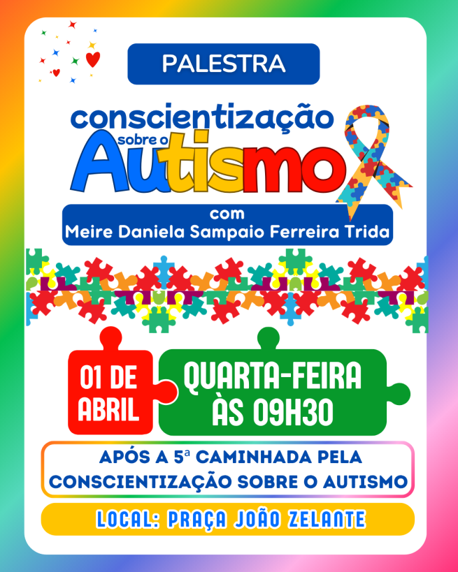 Palestra | Conscientização sobre o Autismo