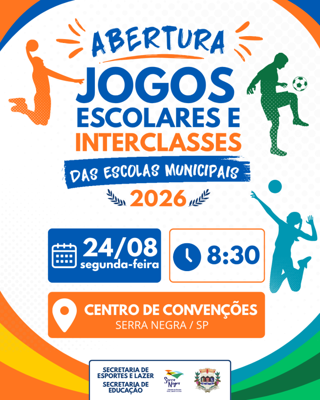 🏅 A emoção do esporte vai tomar conta das escolas municipais!