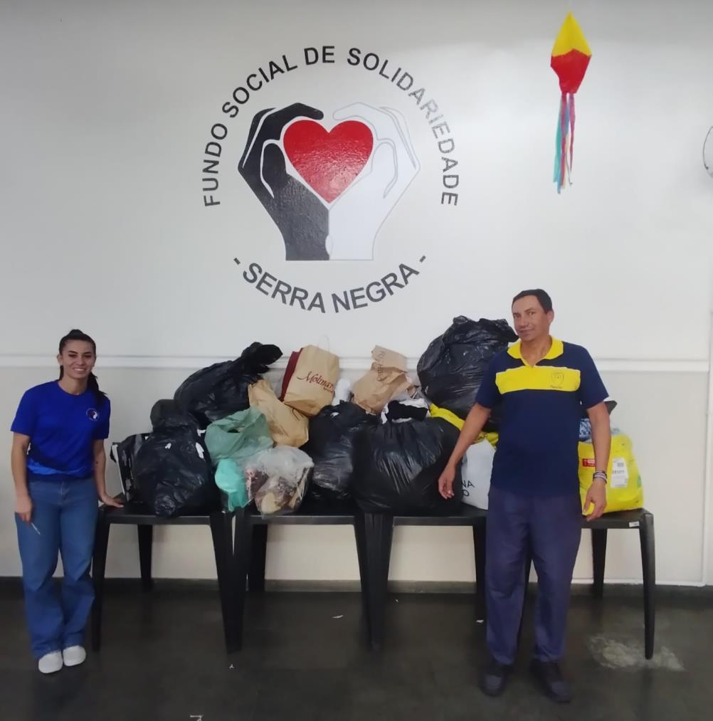 Fundo Social de Solidariedade recebe 551 peças doadas pelo Colégio Reino de Serra Negra