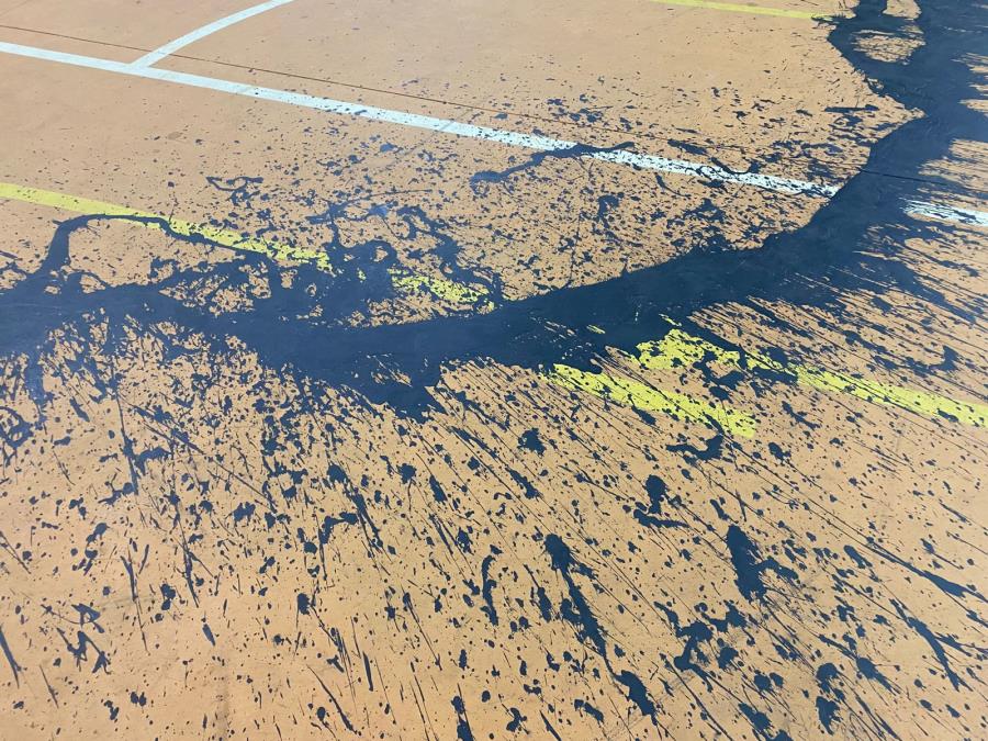 Ato de vandalismo danifica quadra recém-inaugurada no Ciles José Augusto Brotto