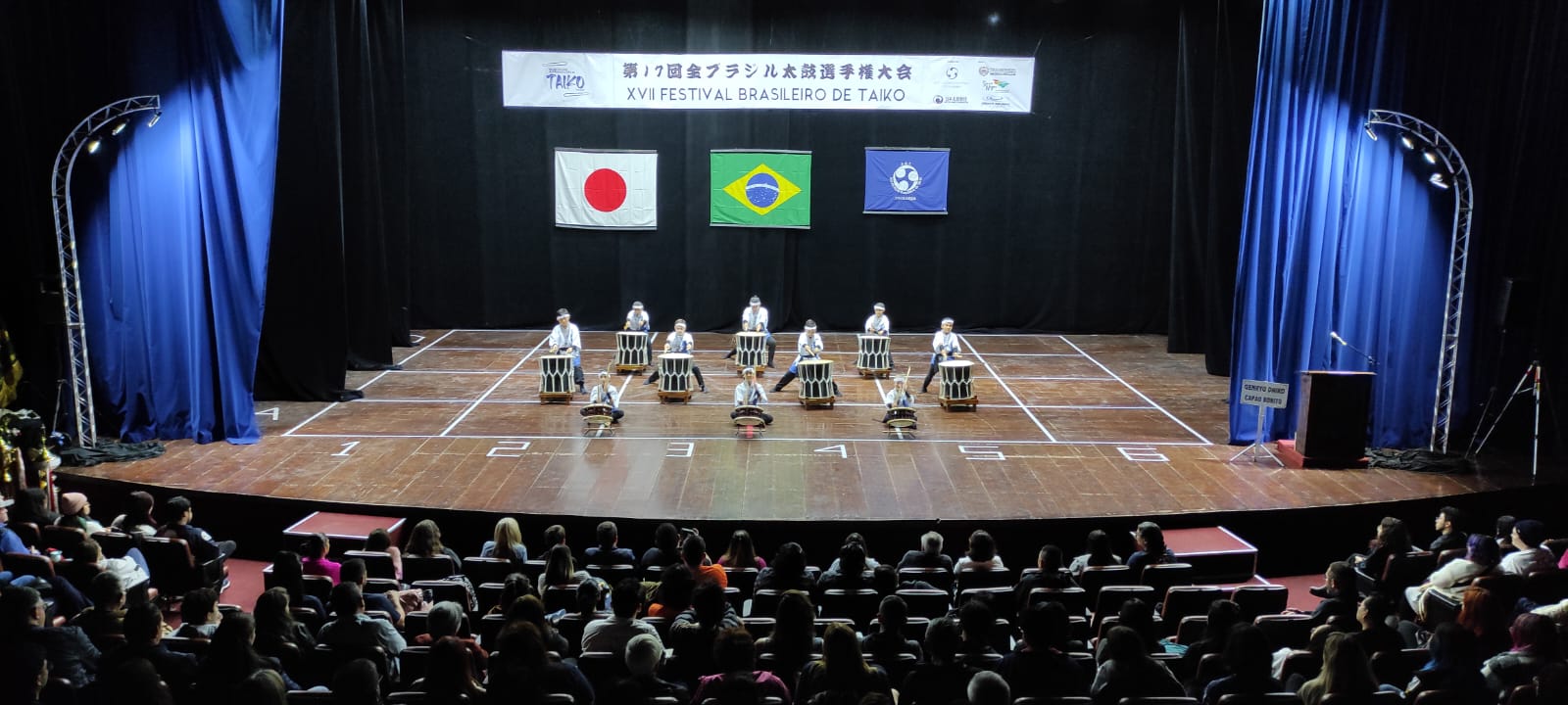 XVII Festival Brasileiro de Taiko atraiu centenas de pessoas ao Centro de Convenções