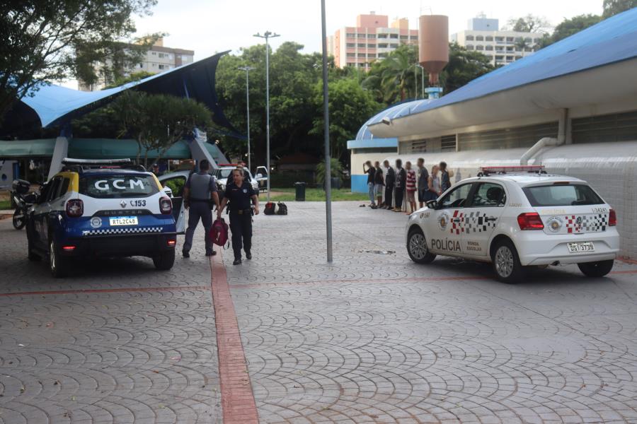 Forças policiais promoveram ação atrás do Terminal Rodoviário