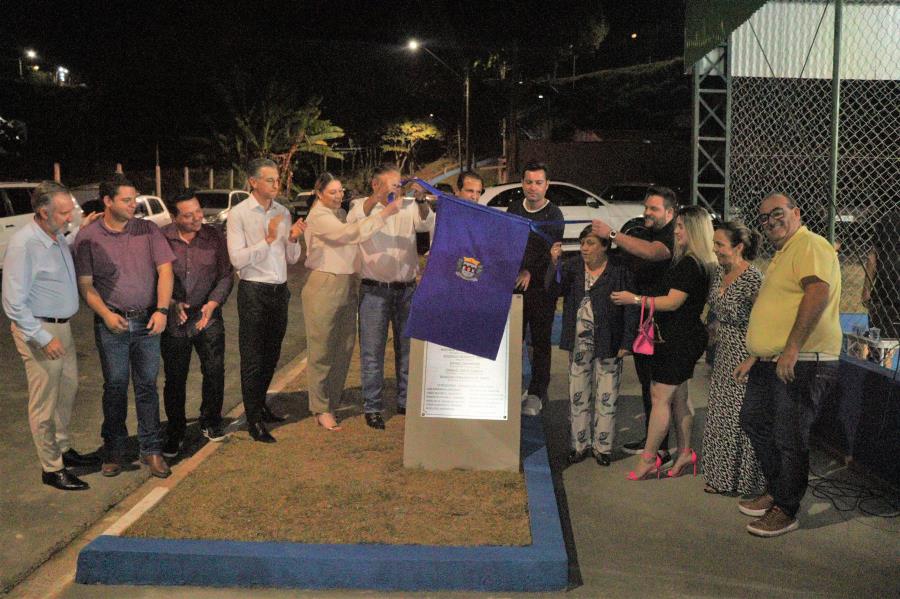 Cobertura da quadra da Praça de Lazer Pedro Marquezin foi entregue à população do Alto das Palmeiras