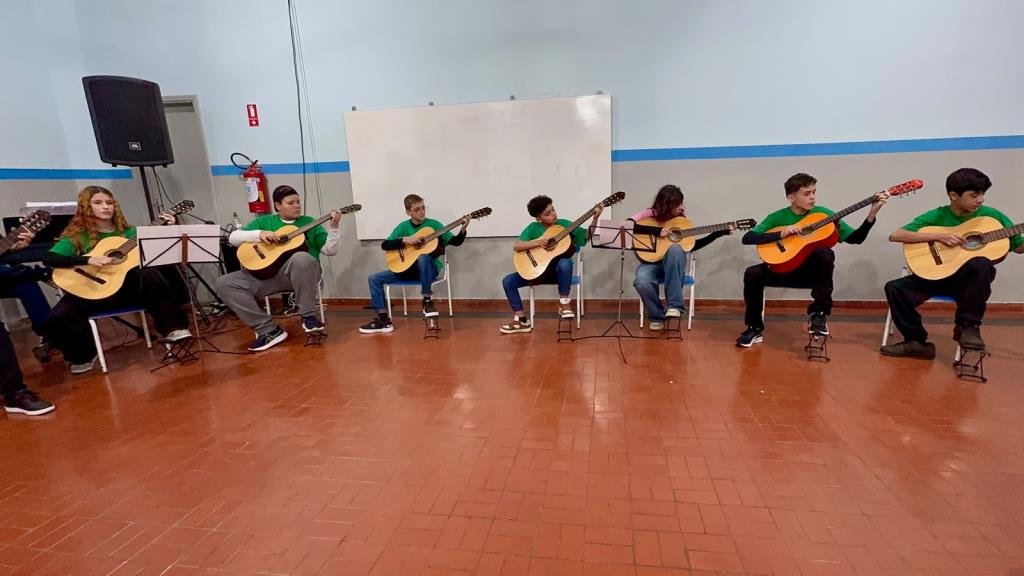 Projeto Guri encerra primeiro semestre com apresentação especial e abre inscrições para novas vagas em Serra Negra